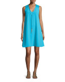 Sleeveless V-Neck A-Line Dress