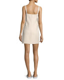 Sleeveless Ponte Shift Dress, Shell