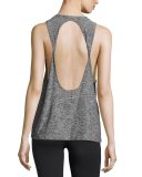 Featherweight Space-Dye Twisted Open-Back Tank
