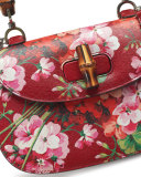 Bamboo Classic Blooms Small Top-Handle Bag, Red