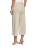 Cropped Wide-Leg Pants, New Linen, Petite