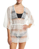 Savona Crocheted Romper Coverup