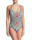 Renaissance Printed One-Piece Swimsuit