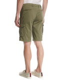 Twill Cargo Shorts, Olive