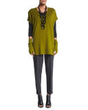 Twill Ankle Trousers