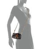 Dinky 15 Heart Appliqué Shoulder Bag, Black