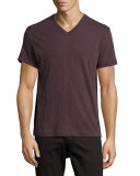 Gaskell Nebulous V-Neck T-Shirt, Dark Red