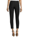 Washable Stretch-Crepe Ankle Pants