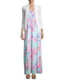 Sloane Printed Jersey Maxi Dress 