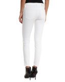 400 Matchstick Ankle Jeans, White