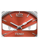 Stainless Steel Fendi Bug Watch, Red