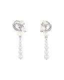 Muguet Pearl & Diamond Drop Earrings