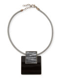 Lampone Large Stone Necklace 
