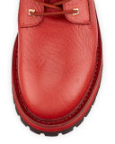 Site Leather Lace-Up Hiking Boot