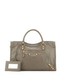 Giant 12 City Lambskin Tote Bag, Beige