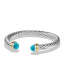 Classic Cable Chinese Turquoise 7mm Bracelet