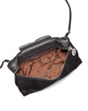 Le Pliage Cuir Small Crossbody Bag, Black