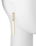 Crystal Wand Stick Earrings