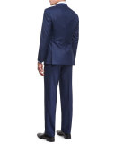 Colosseo Tic Two-Piece Wool Suit, Navy