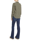 Military Long-Sleeve Shirt, Military Green