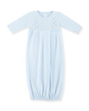 Baby Argyle Pima Baby Hat, Light Blue
