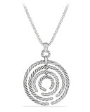 Willow Medium Pendant with Diamonds on Chain