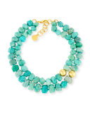 Two-Strand Amazonite Beaded Necklace