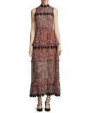Sicilian Floral Tiered Maxi Dress