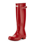 Original Tall Gloss Rain Boot, Red