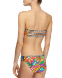 Montezuma Twisted Bandeau Swim Top, Multi