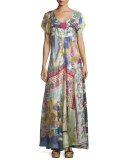 Dolce Vivo Patch Maxi Dress, Multi Colors, Petite