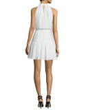 Carlita Halter-Neck Mini Dress