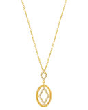 Affinity Diamond and Oval Element Necklace