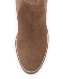 Viola Suede Wedge Bootie