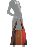 Estia Sensua Leather Hobo Bag, Burning Lines