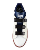 Stan Smith Triple-Strap Colorblock Sneaker, Cream/Blue/Brown