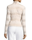 Cecily Lace Choker V-Neck Top