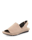 Edge Lthr Slingback Sandal