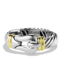 Cable Buckle Bracelet with Gold
