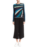 Holly Single-Pleat Culottes