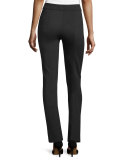 Tonisu Straight-Leg Pants, Black