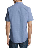 Billy Check Seersucker Short-Sleeve Sport Shirt