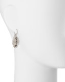 New World Midnight Scalloped Earrings with Diamonds