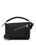 Calfskin Puzzle Satchel Mini Bag