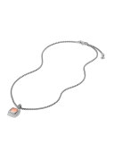 Petite Albion Pendant with Morganite on Chain