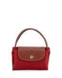 Le Pliage Small Handbag, Deep Red