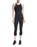 Studio Mesh-Panel Athletic Tank Top