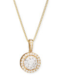 Bouquet 18k Yellow Gold Diamond Pendant Necklace