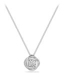 Infinity Pendant with Diamonds on Chain