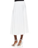 Seamed Midi Skirt, Plus Size